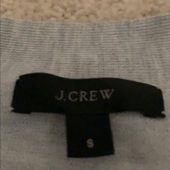 Gray V neck sweater with rhinestones pockets - Picture 3 of 3